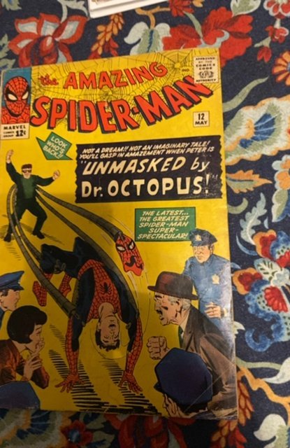 The Amazing Spider-Man #12 (1964) jj jameson/doc ock see description