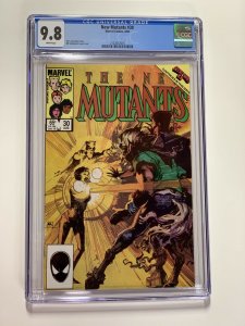 New Mutants 30 Cgc 9.8 White Pages Marvel X-men Copper Age 016