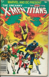 Marvel and DC Present the X-Men and the Teen Titans #1 VINTAGE 1982 DC Comics