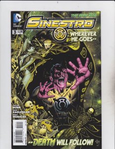 DC Comics! Sinestro! Issue 3! The New 52!