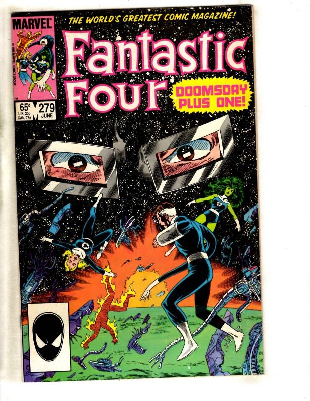 10 Fantastic Four Marvel Comics # 272 273 274 275 276 277 278 279 280 281 RJ1