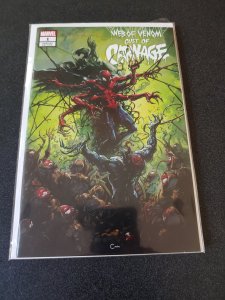 ​WEB OF VENOM: CULT OF CARNAGE  SIGNED BY CLAYTON CRAIN WITH COA.