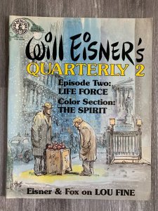1984 Spring WILL EISNER'S QUARTERLY Magazine #2 FN+ 6.5 Eisner & Fox on Lou Fine