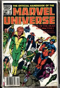 The Official Handbook of the Marvel Universe #13 (1984) Banshee
