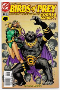 Birds of Prey #23 Black Canary | Gorilla Grodd (2000) ITC293