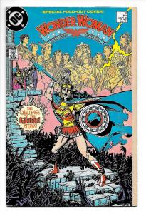 Wonder Woman #10 Foldout Cvr (DC, 1987) VG/FN