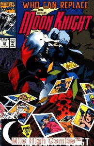 MOON KNIGHT (1989 Series)  (MARVEL) (MARC SPECTOR) #47 Very Good Comics Book