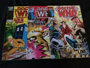 DOCTOR WHO(Marvel) #12, 20, 23 VFNM Condition 