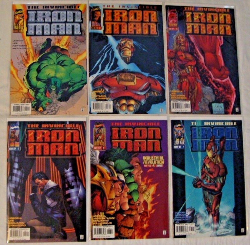 Iron Man #1-13 (Nov 1996, Marvel) Full Run Jim Lee Heroes Reborn NM