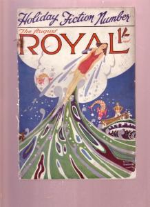 THE ROYAL-AUG 1928-BRITISH PULP-GORDGE COVER-MOVIE PIX G