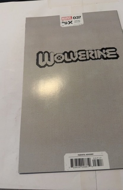 Wolverine #37 Capullo Virgin Cover (2023) w Skarr hulk