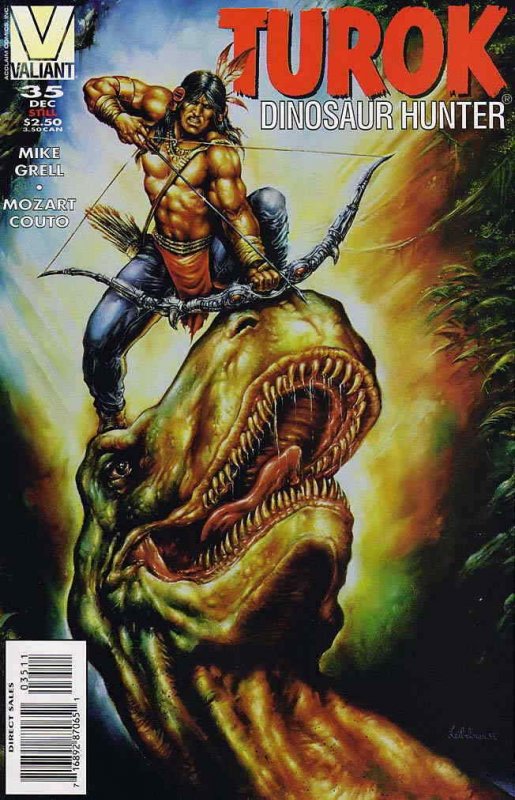 Turok, Dinosaur Hunter #35 VF/NM; Valiant | save on shipping - details inside