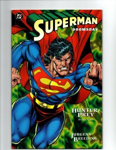 Superman Doomsday Hunter Prey #2 - Origin Story Apokolips Cyborg Prestige - 1994