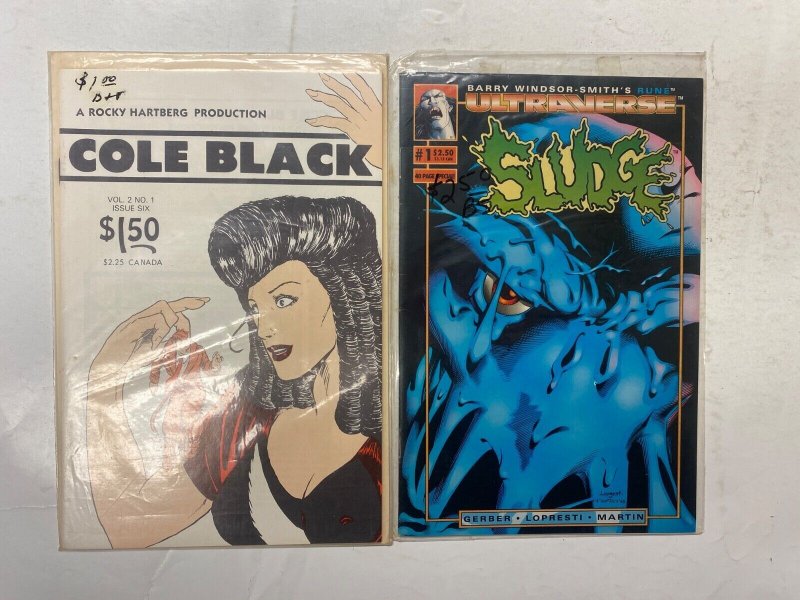5 COMICO comic books Troll Lords Jon Sable Cole Black Sludge 55 KM40