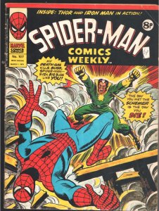 Spider-man Comics Weekly #107 1975-Schemer-Thor-Jack Kirby-Iron Man-Gene Colan