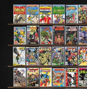 Huge Lot 150+ Comics with Steel, Young All Stars, Green Lantern & More!