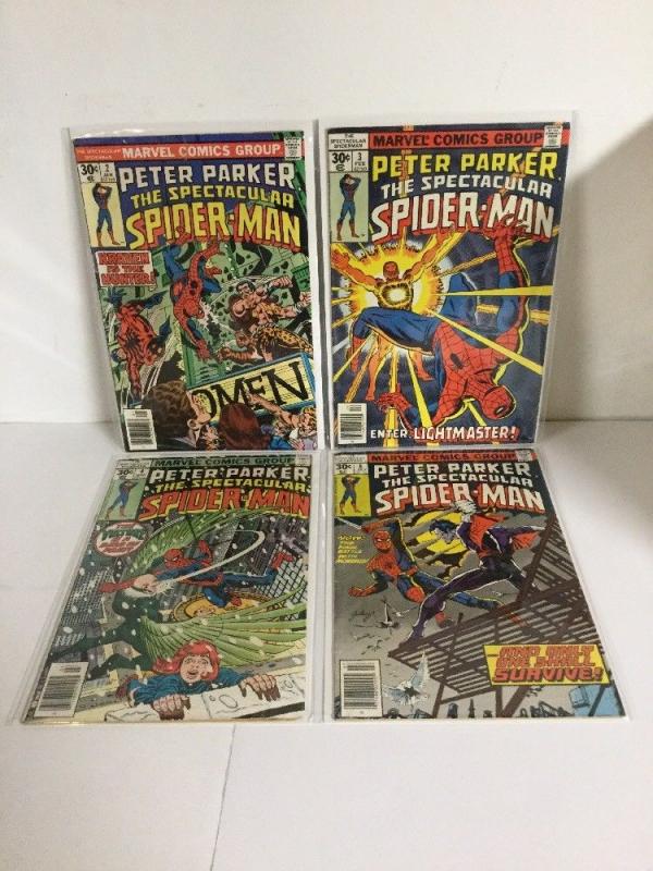 Spectacular Spider-Man 2 3 4 8 Lot Set Run Vg-Fn Very Good-Fine 4.0-6.0