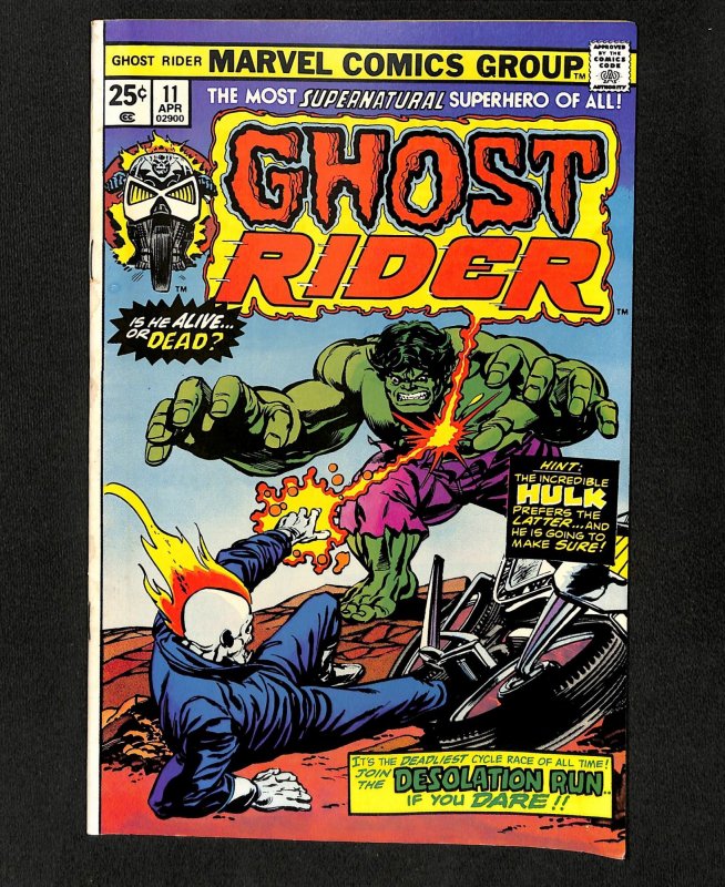 Ghost Rider (1973) #11 Hulk!