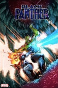 Black Panther (2018) 8-B Jamal Campbell Guardians of the Galaxy Cover VF/NM