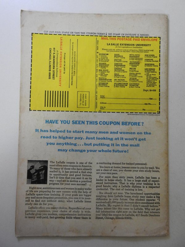 The Avengers #122 (1974) VG Condition MVS intact! 1/2 in spine split