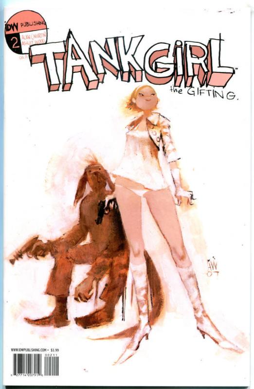 TANK GIRL #2, NM, Ashley Wood, Alan Martin, 2007, more IDW in store