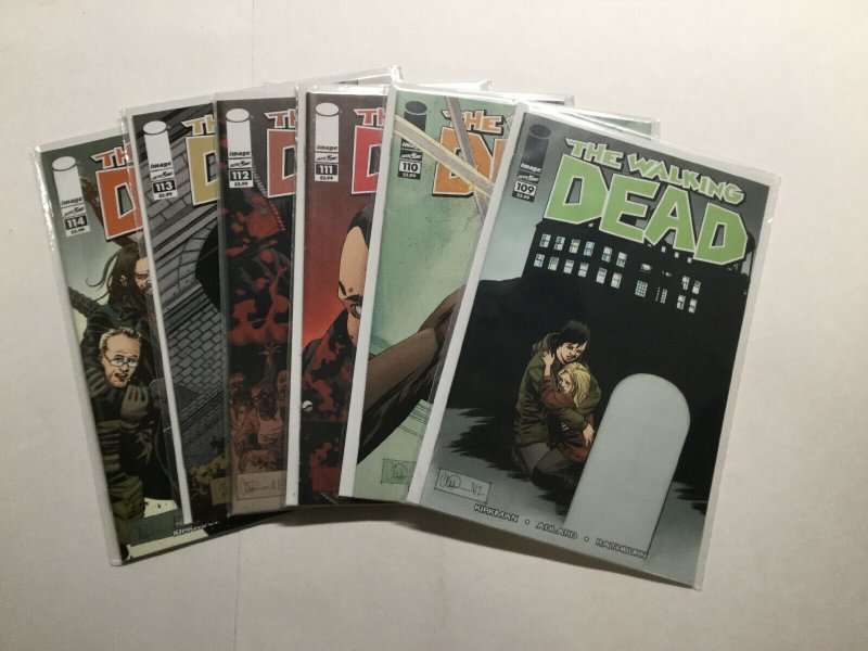 Walking Dead 109-114 Lot Run Set Near Mint Nm Image