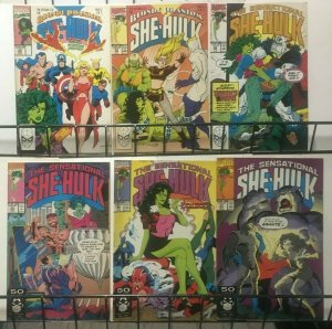 SENSATIONAL SHE-HULK- LOT #1 - 13 ISSUES - MARVEL -1989-91 - FINE