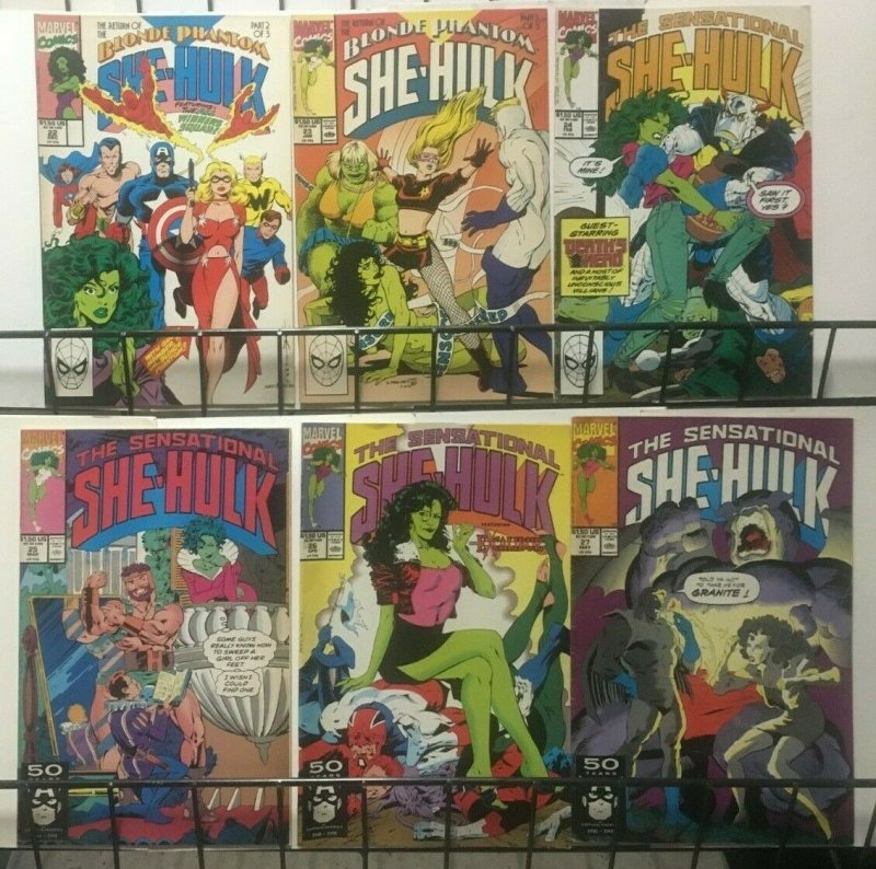 SENSATIONAL SHE-HULK- LOT #1 - 13 ISSUES - MARVEL -1989-91 - FINE