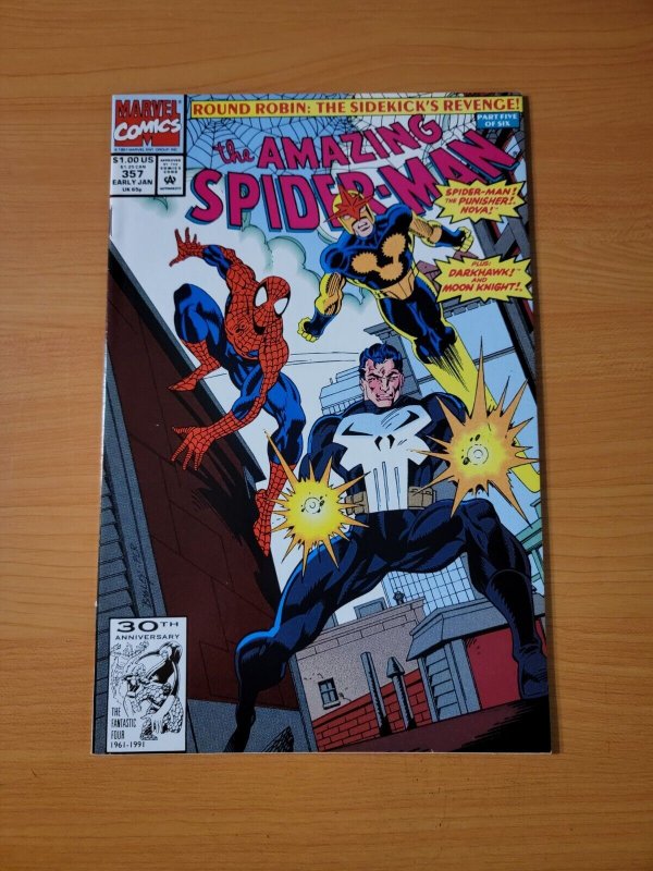 Amazing Spider-Man #357 Direct Market Edition ~ NEAR MINT NM ~ 1992 Marvel Comic
