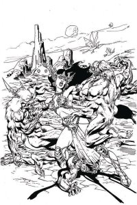 Dejah Thoris (2019) #3 1:11 Castro Black & White Virgin Variant Dynamite EB110