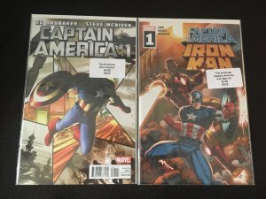 CAPTAIN AMERICA #1, CAPTAIN AMERICA/IRON MAN #1 VFNM Condition 