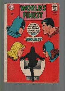 World's Finest Comics #176 vg to vg+ 