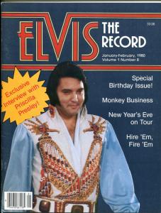 Elvis The Record #8 1/1980-Elvis fanzine-candid pix-FN