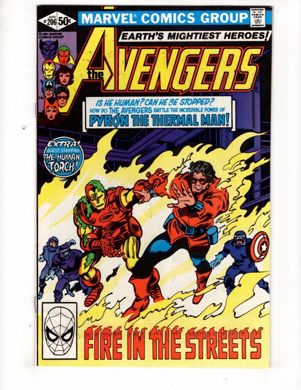 The Avengers #206 (8.5-9.0) 1981   / ID#847