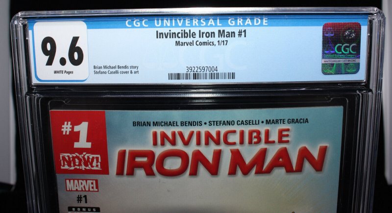 Invincible Iron Man #1 (CGC 9.6) Riri Williams Ironheart - 2017
