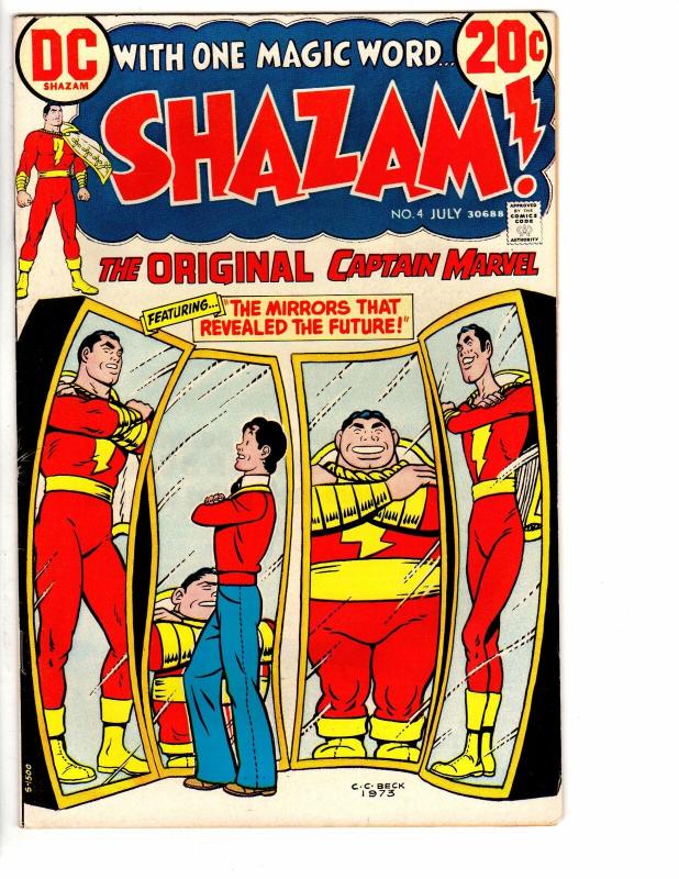 SHAZAM (1973) 4 VG-F July 1973 Original Captain Marvel