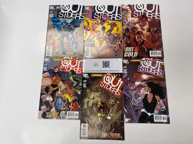 6 Outsiders DC COMICS #26 27 28 29 30 31 74 KM4