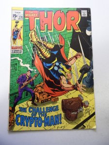 Thor #174 (1970) VG+ Condition stain fc