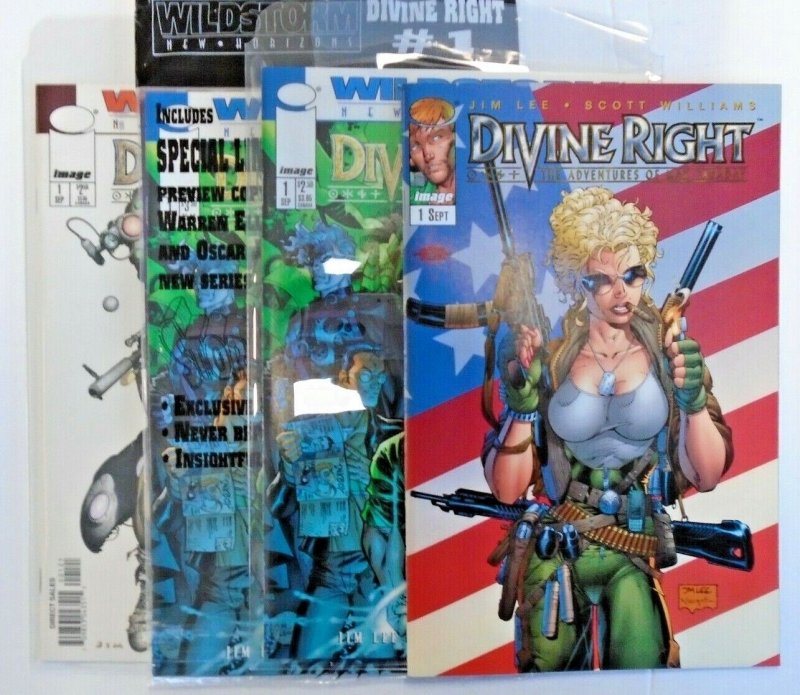 *Divine Right (Image 1997) Preview, 1-4 (11 covers!)