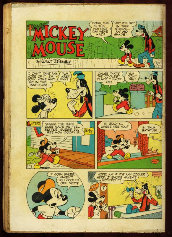 FOUR COLOR #286-MICKEY MOUSE-UNIVITED GUEST-PLUTO G