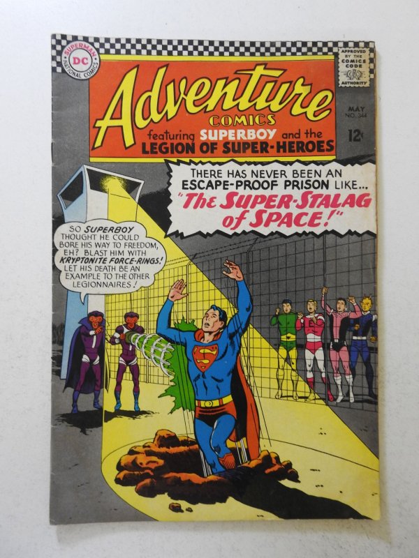 Adventure Comics #344 (1966) GD+ Condition see desc