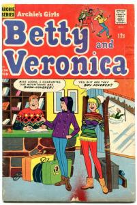 Betty and Veronica #134 1967- Silver Age Archie- Skiing cover F/G