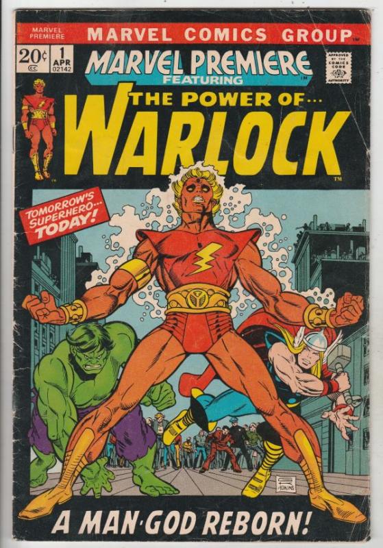 Marvel Premier #1 (Apr-72) VG+ Affordable-Grade Adam Warlock