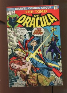 TOMB OF DRACULA  #9 - THE FIRE CROSS! (7.5) 1973