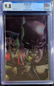 CGC 9.8 - BATMAN #125 Mico Suayan Joker Foil Cover A - Ltd. Ed. 300, Numbered