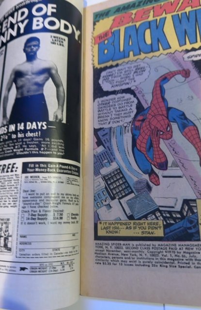 The Amazing Spider-Man #86 (1970)Guest starring the black widow