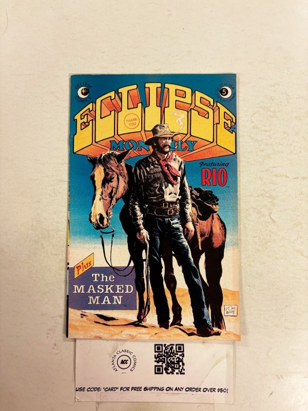 Eclipse Monthly #5 VF Eclipse Comic Books Rio The Masked Man 25 HH99