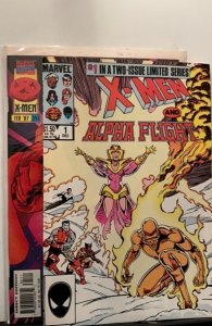 Lot of 2 X-Men #341 & X-Men&Alpha Flight #1 (1985)
