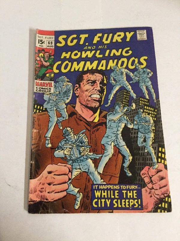 Sgt. Fury And His Howling Commandos 69 Gd+ Good+ 2.5 Silver Age