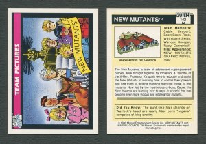 1990 Marvel Comics Card  #142 ( New Mutants)  NM-MT